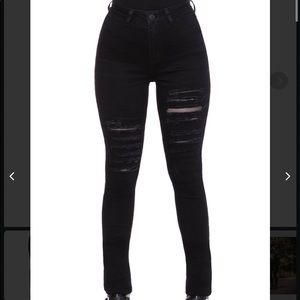 NWT KILLSTAR black denim jeans - About A Demon